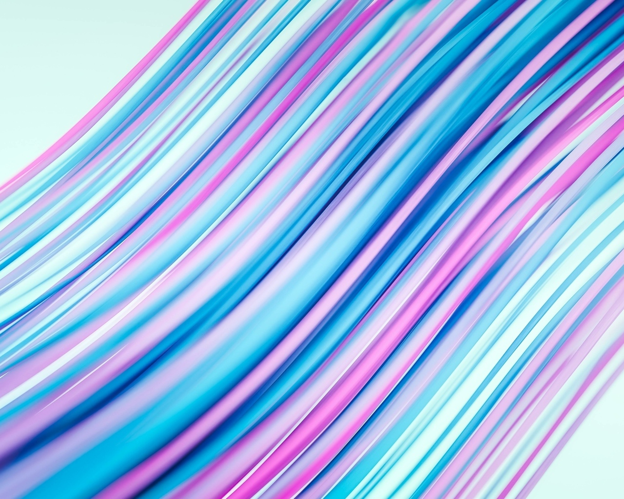 Разноцветные волнистые линии на белом фоне