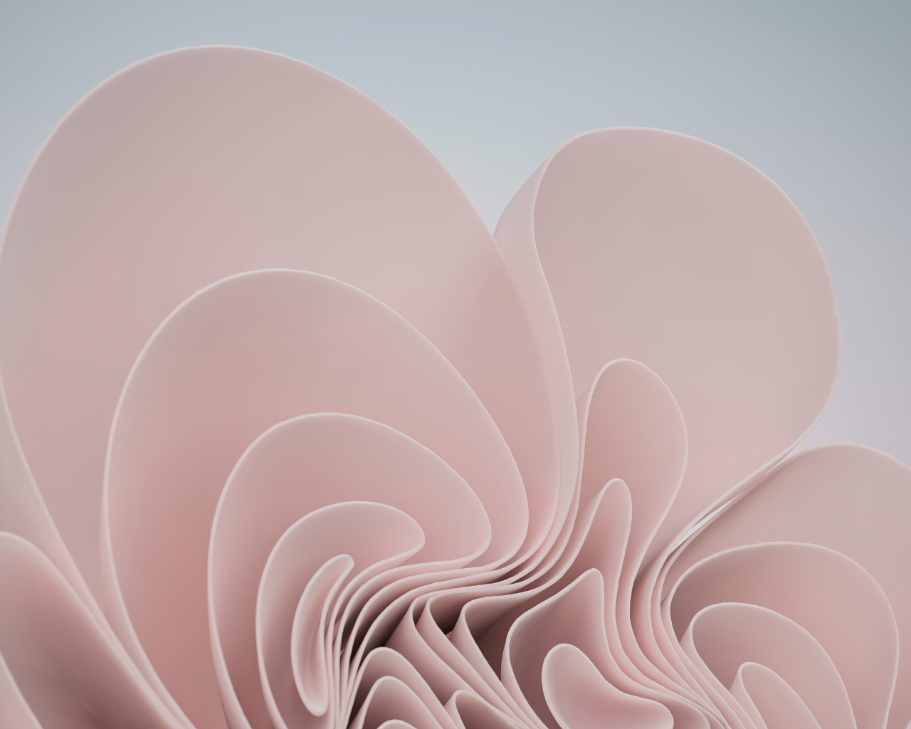 Розовый абстрактный узор на сером фоне