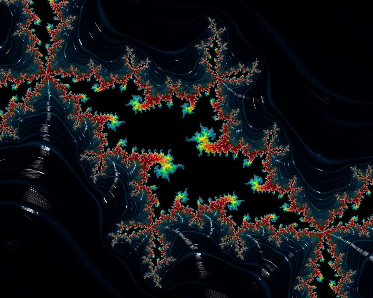 Странный  фрактальный рисунок