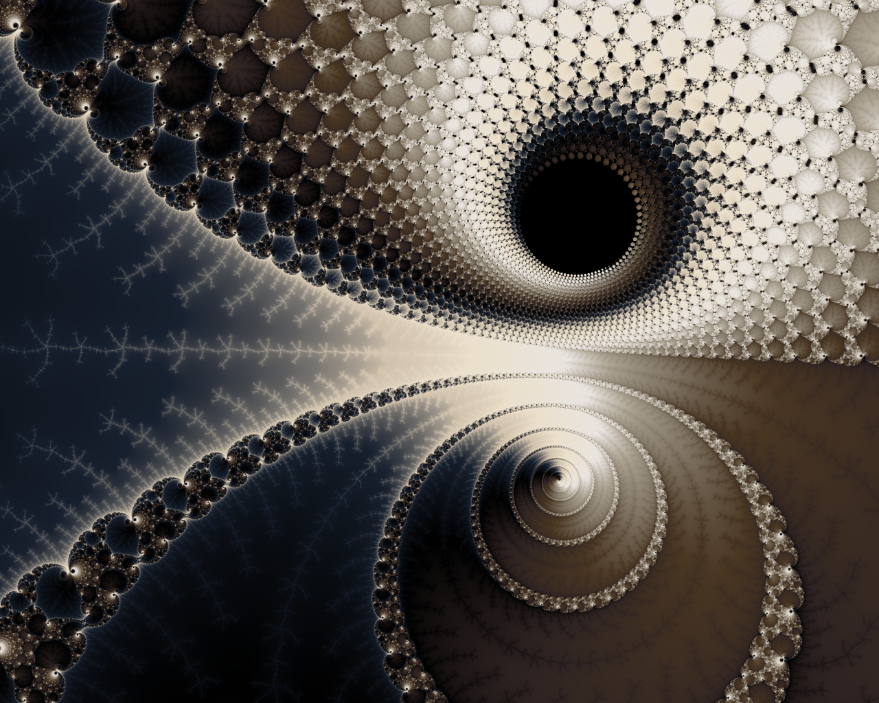 Две абстрактные спирали