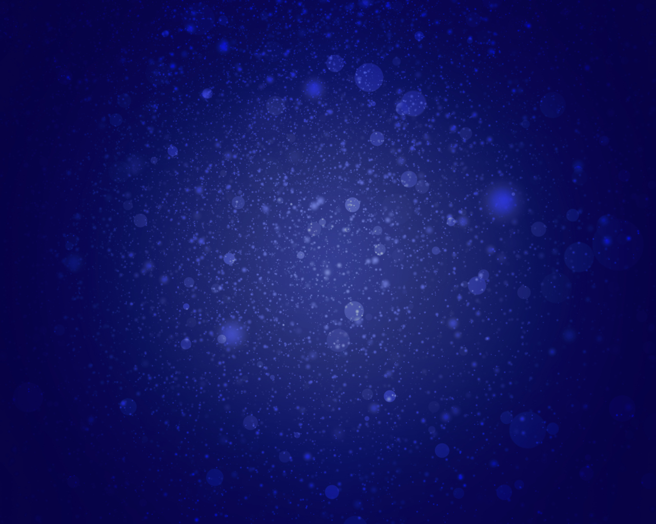 Белые абстрактные блики на синем фоне