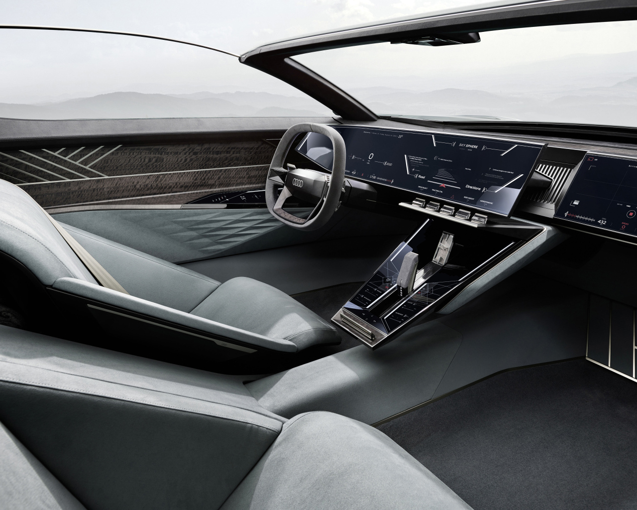 Салон Audi Skysphere Concept 2021 года