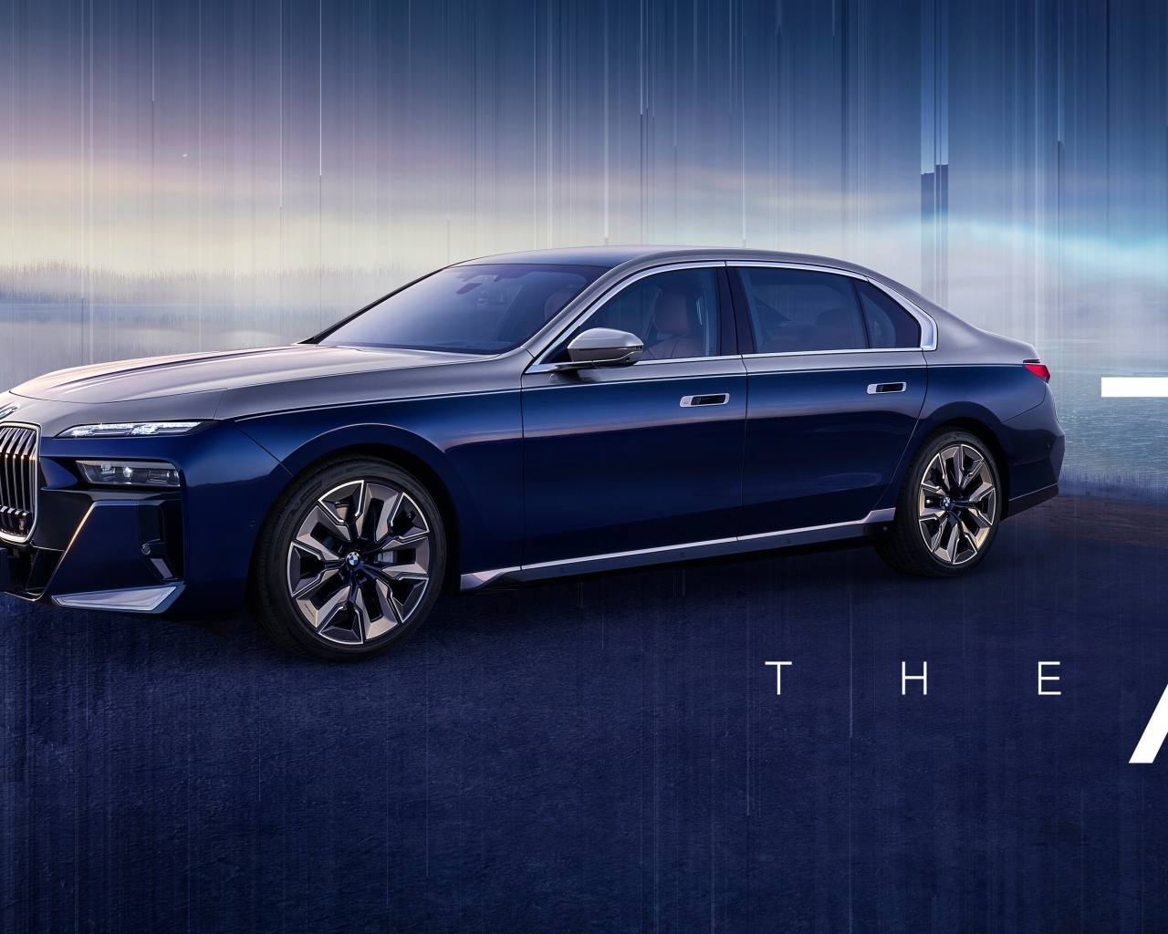 Презентация нового стильного автомобиля BMW I7