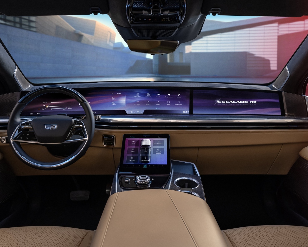 Салон автомобиля Cadillac Escalade IQ Sport 2025 года