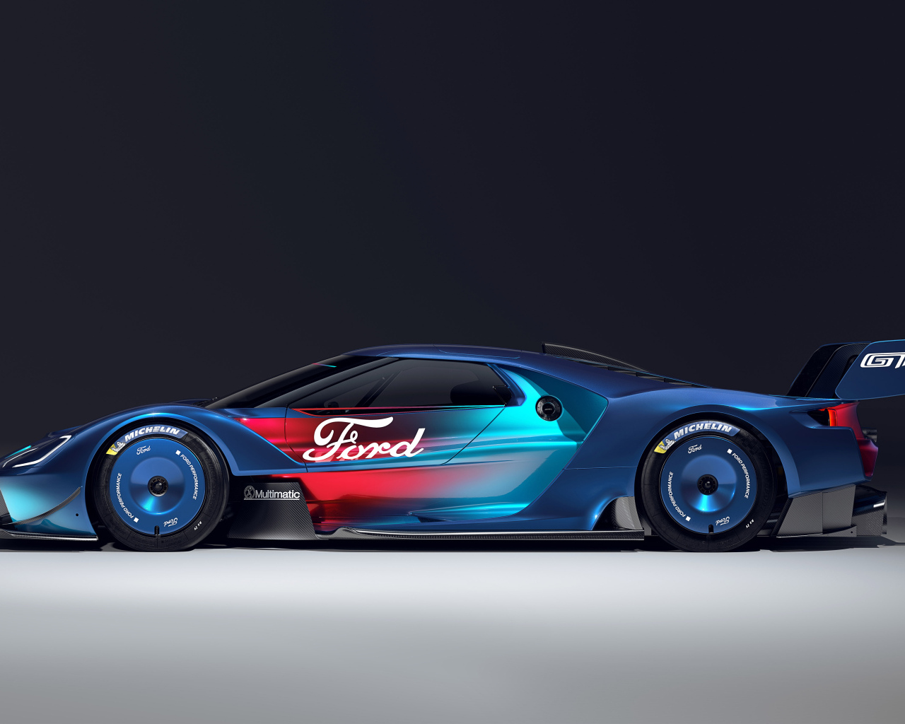 Гоночный автомобиль Ford GT Mk IV 2023 года