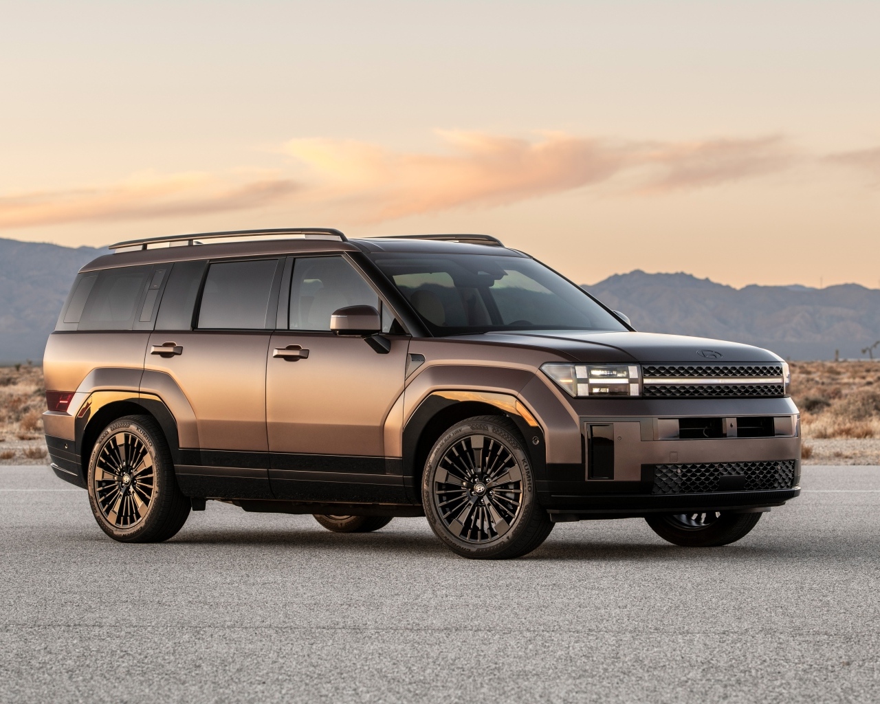 Большой внедорожник Hyundai Santa Fe Calligraphy 2024 года