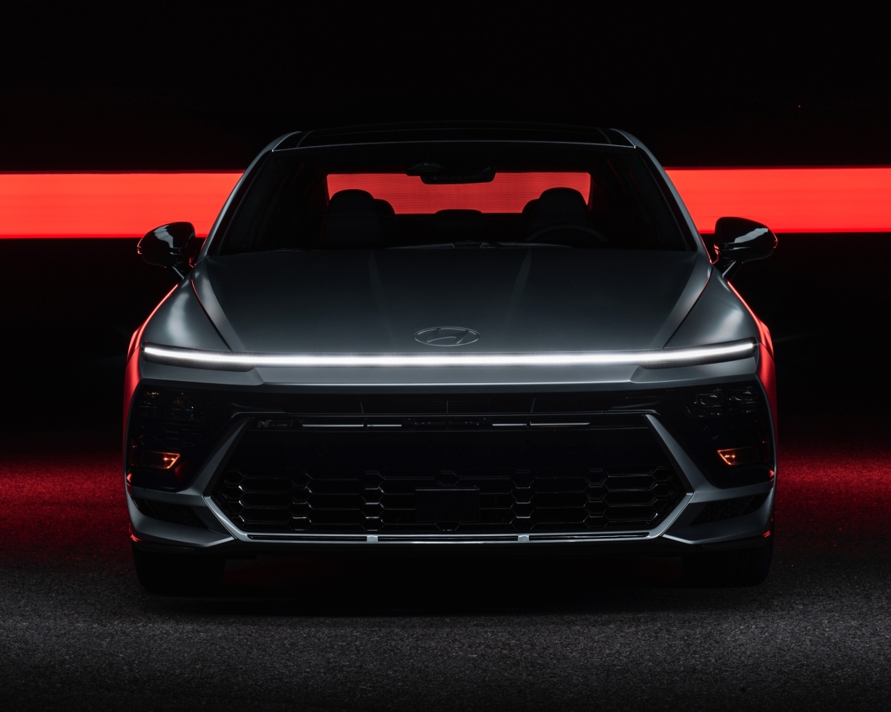 Автомобиль Hyundai Sonata N Line 2024 года вид спереди