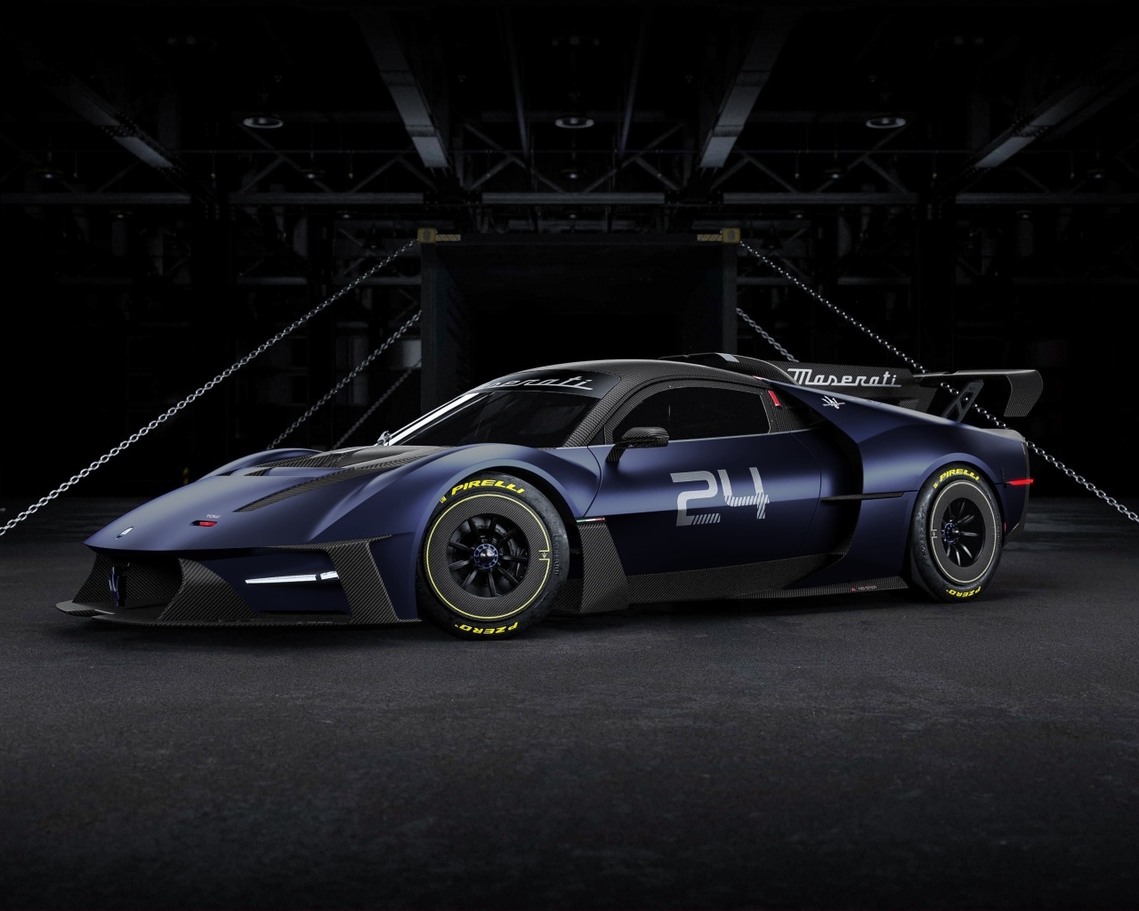 Быстрый спортивный автомобиль Maserati MCXtrema 2024 года