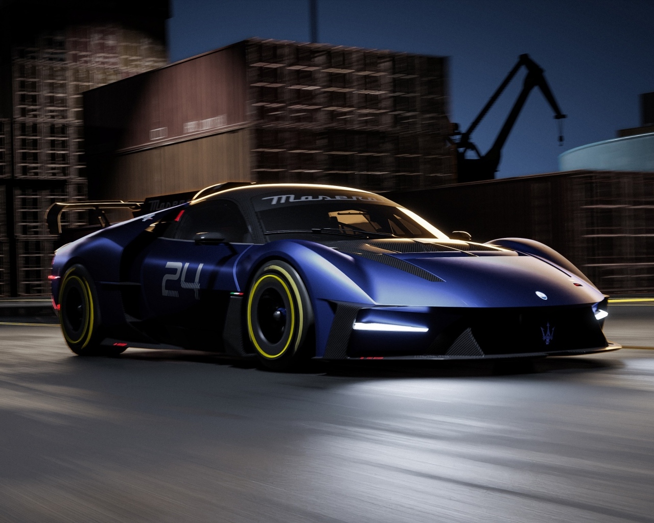 Новый дорогой автомобиль Maserati MCXtrema 2024 года