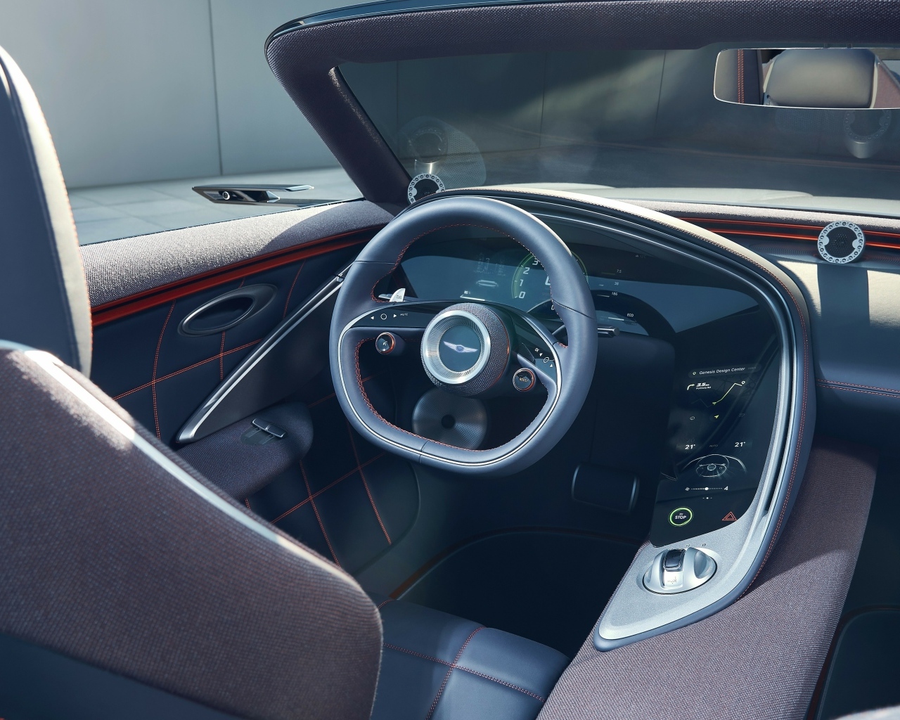 Салон  автомобиля Genesis X  2023 года