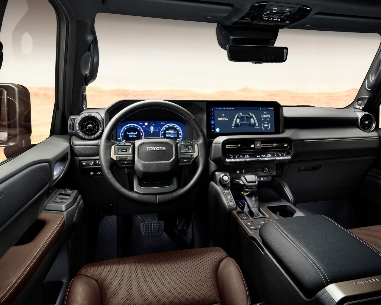 Салон автомобиля Toyota Land Cruiser First Edition 2023 года