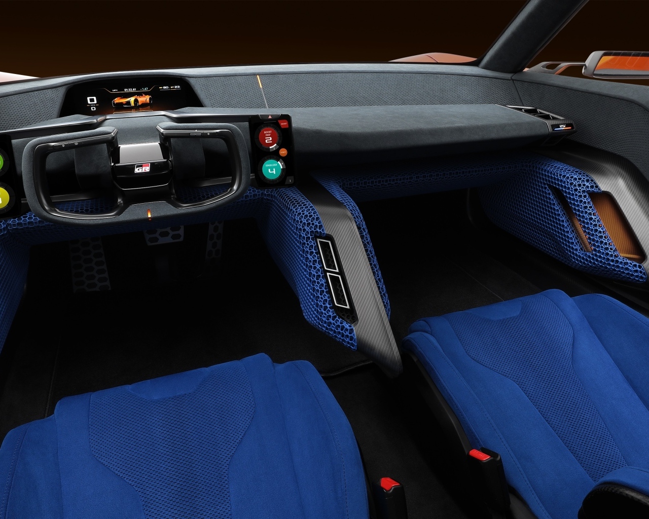 Салон автомобиля Toyota FT-Se