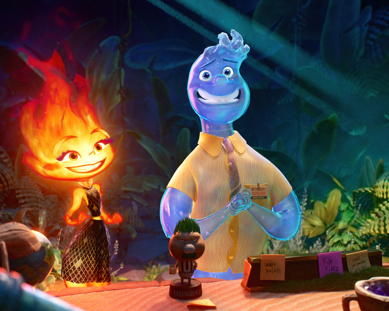 Персонажи нового мультфильма Элементарно, 2023