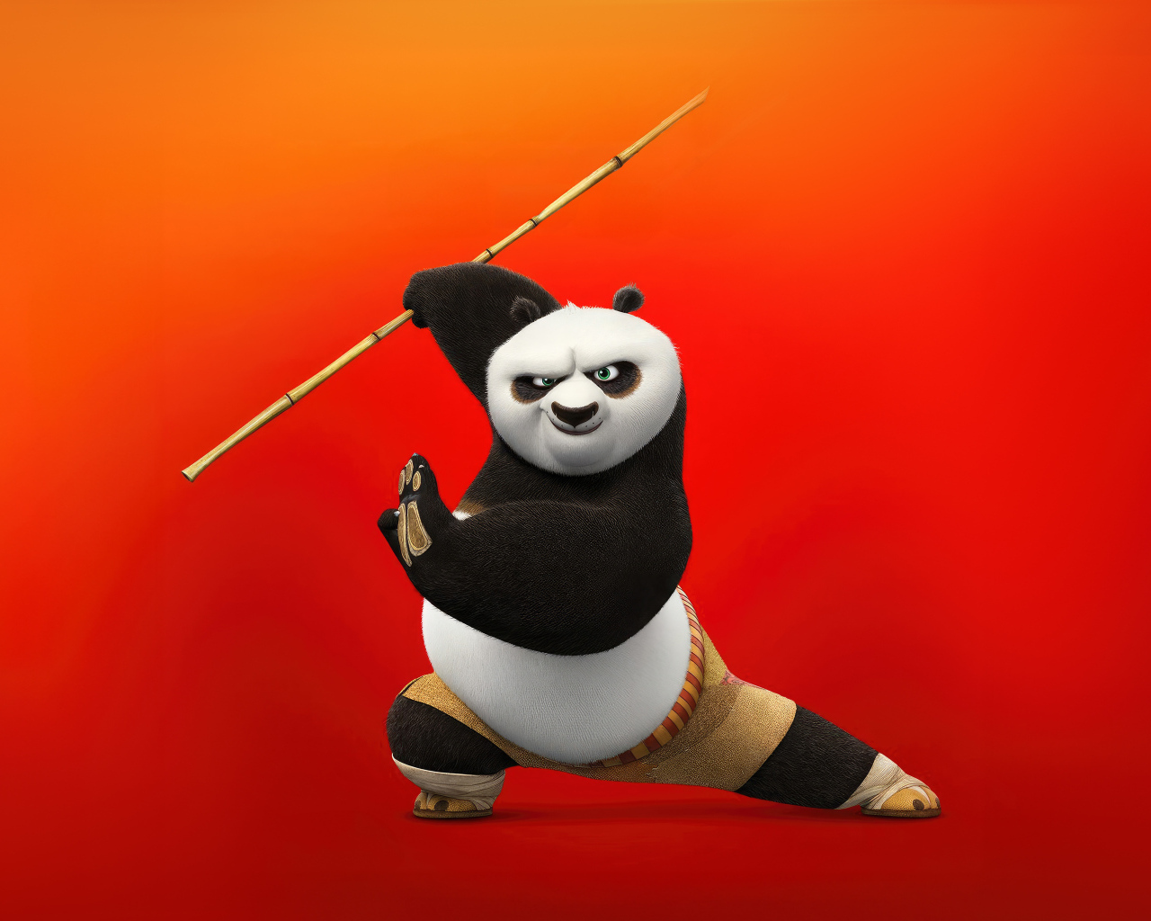 Персонаж мультфильма  Кунг-фу панда 4
