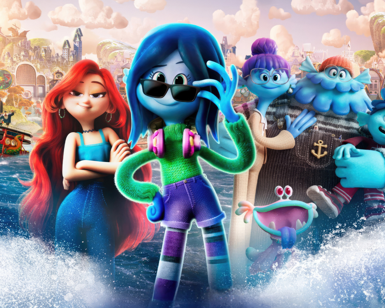 Персонажи нового мультфильма Руби Гильман: Приключения кракена-подростка  2023