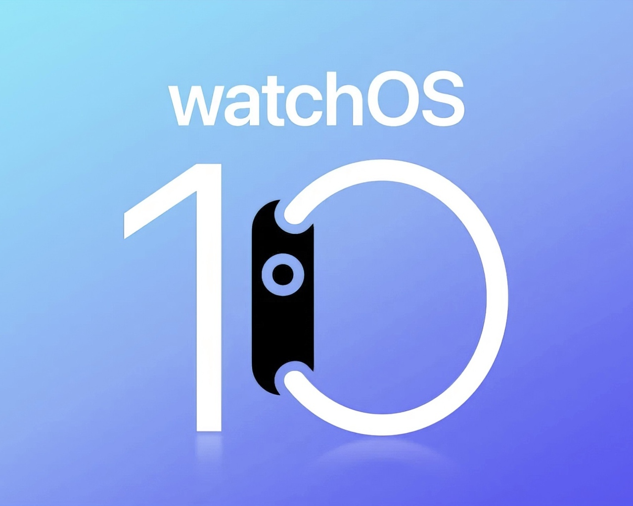 Логотип нового гаджета watchOS 10