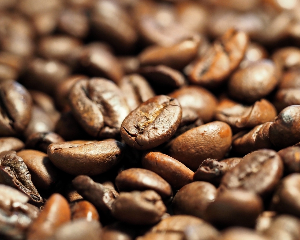 Ароматные жареные кофейные зерна