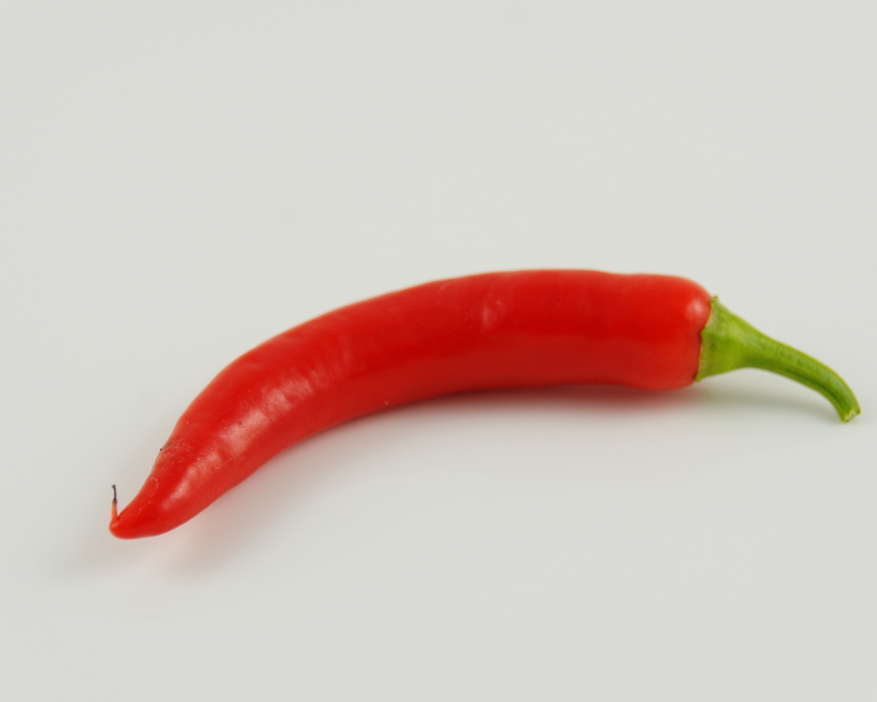 Острый красный перец на сером фоне