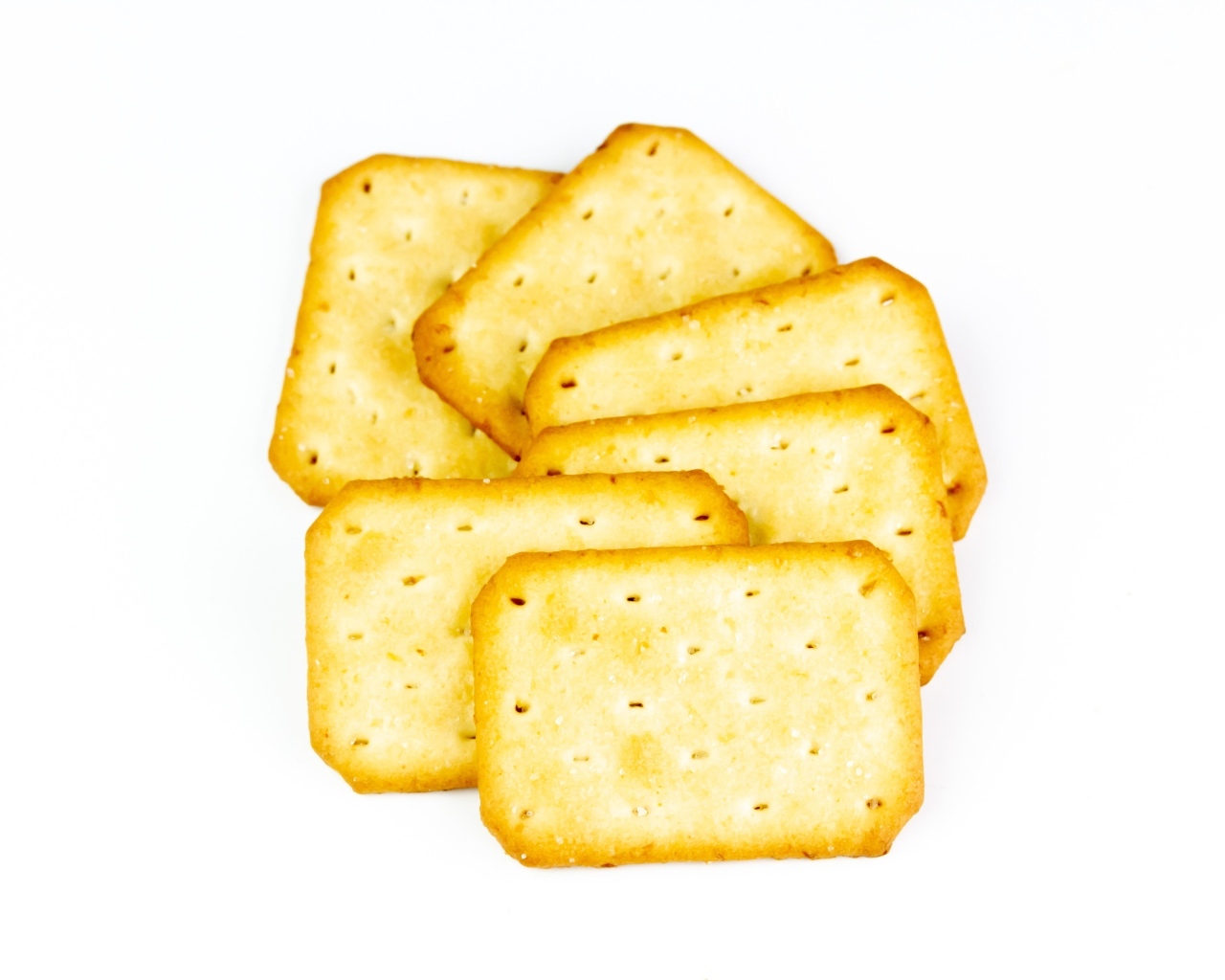 Вкусное хрустящее печенье крекер 