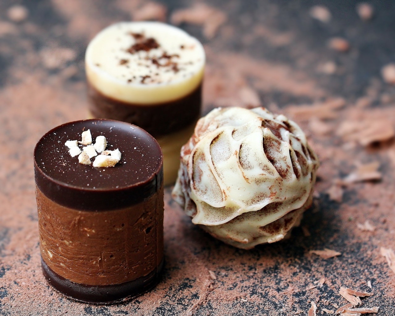 Красивые шоколадные конфеты 