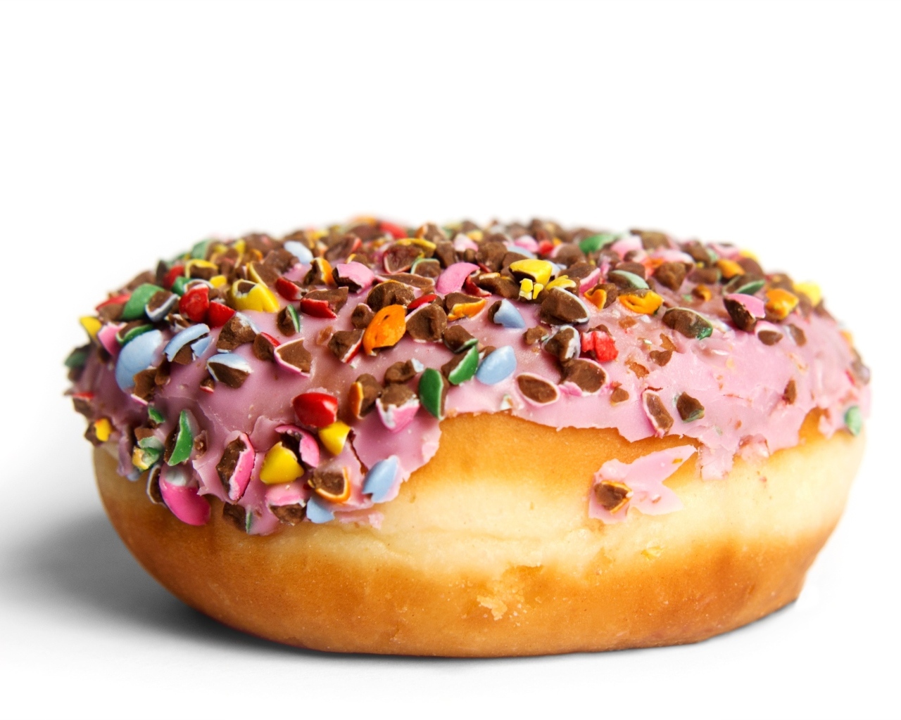 Пончик в сладкой глазури