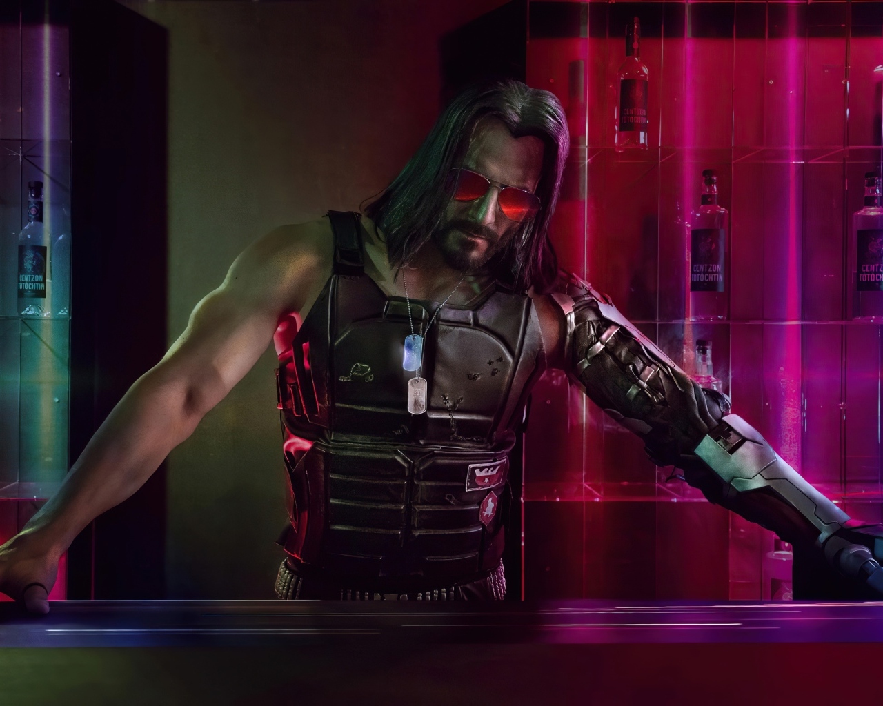 Персонаж Киану компьютерная игра Cyberpunk 2077
