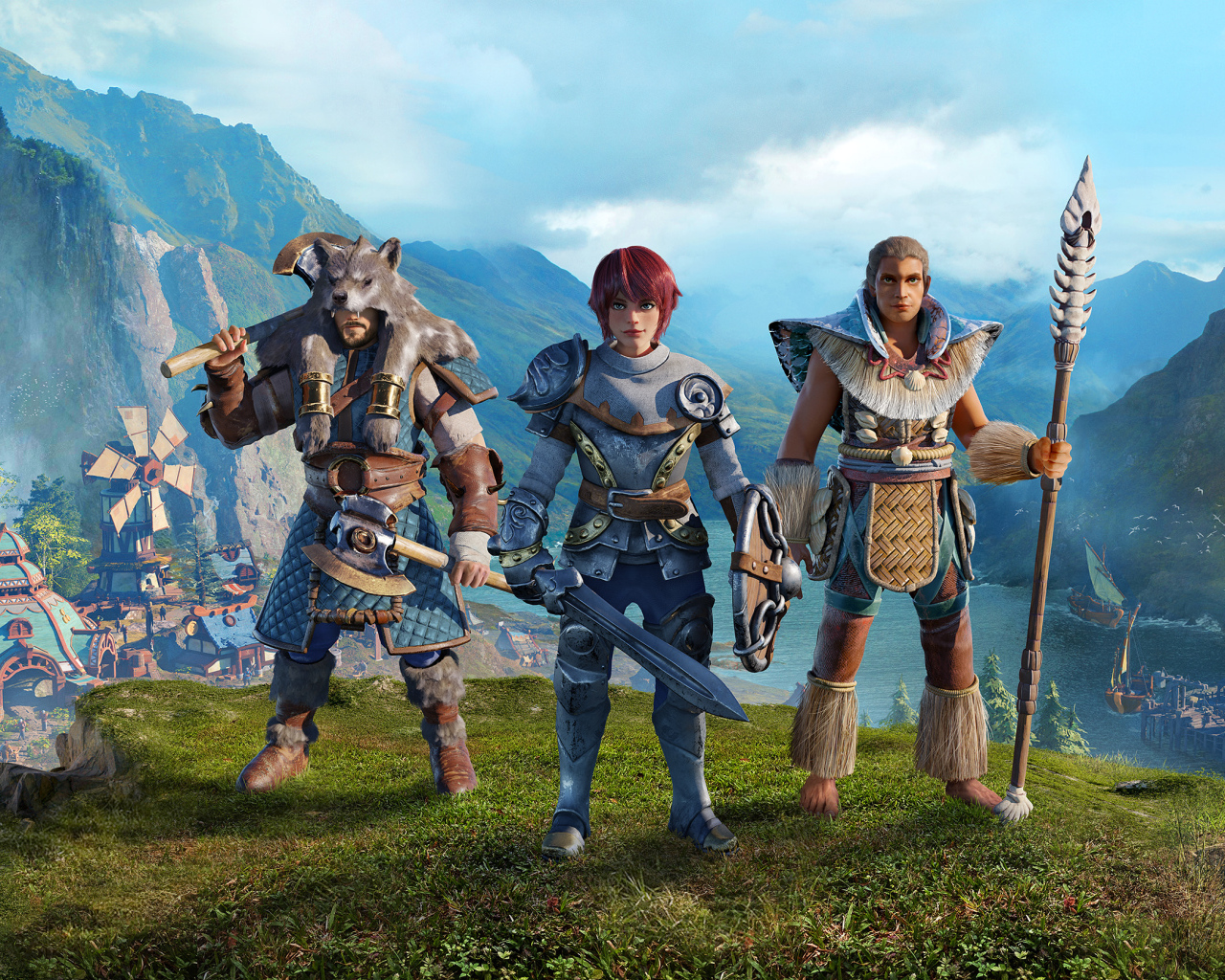 Персонажи компьютерной игры The Settlers