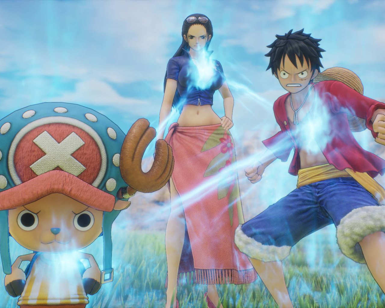 Персонажи новой компьютерной игры One Piece Odyssey