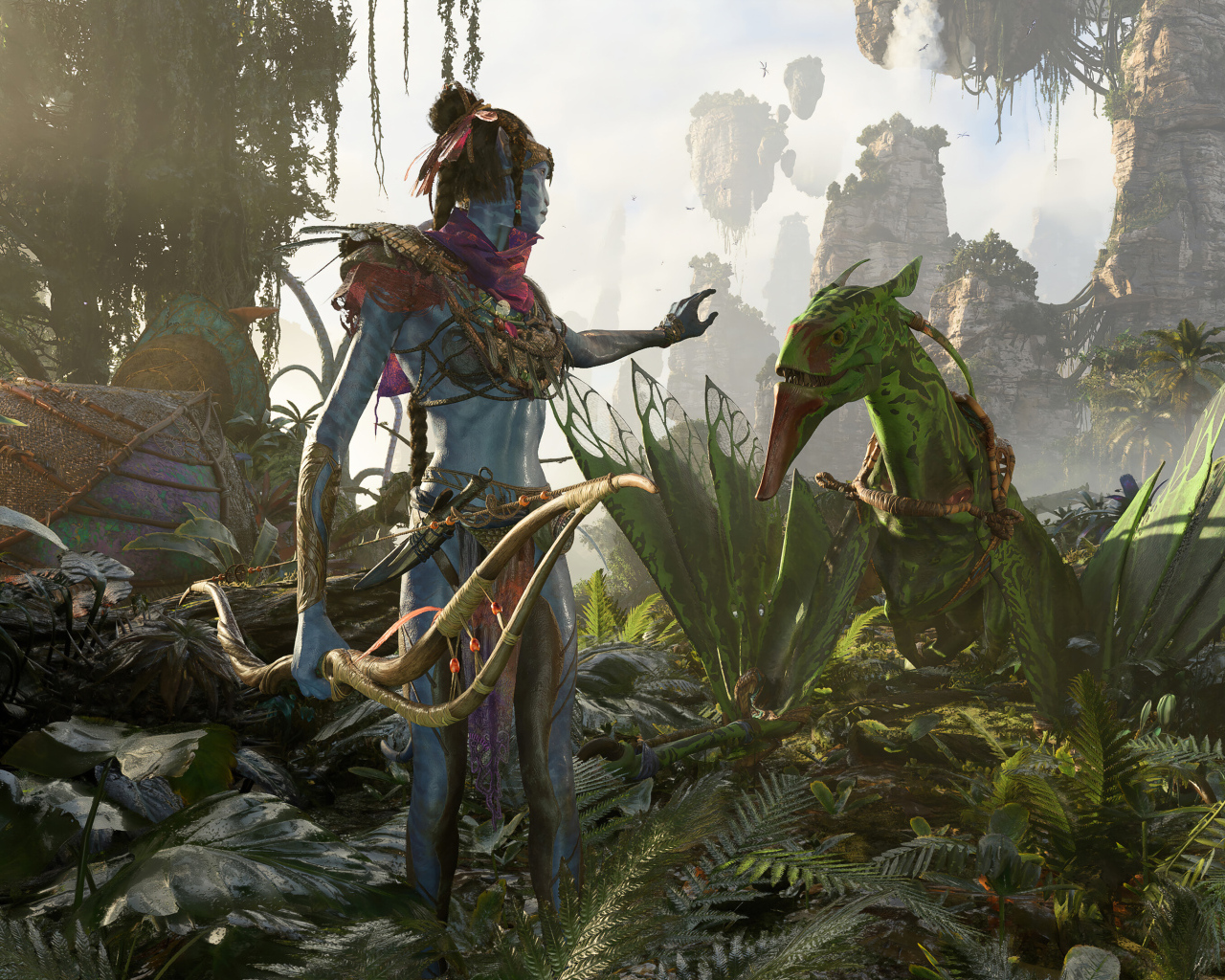 Кадр компьютерной игры Avatar: Frontiers of Pandora