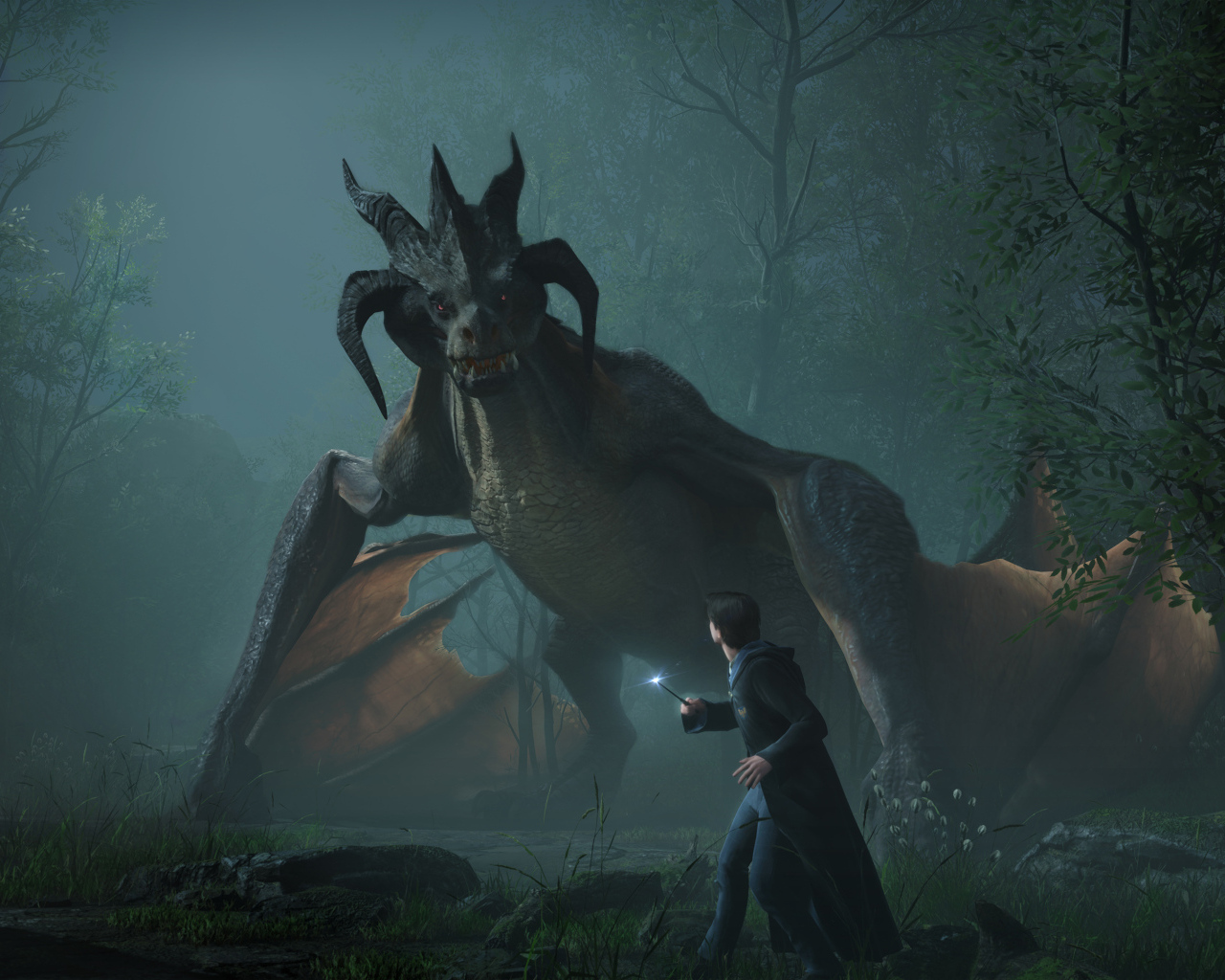 Кадр компьютерной игры Hogwarts Legacy