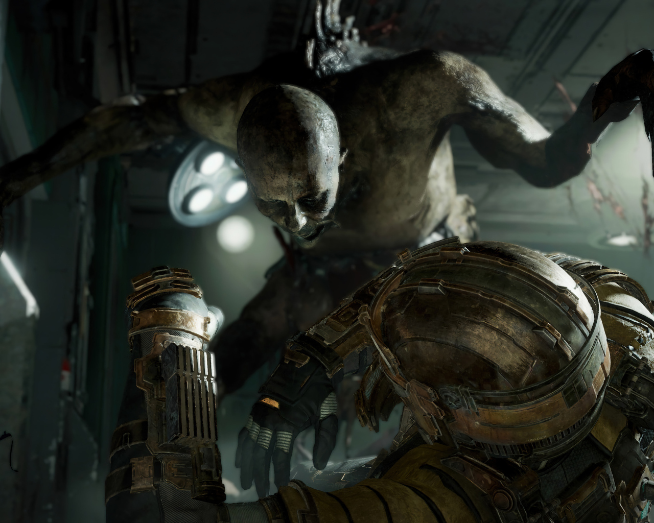 Монстр из компьютерной игры Dead Space Remake