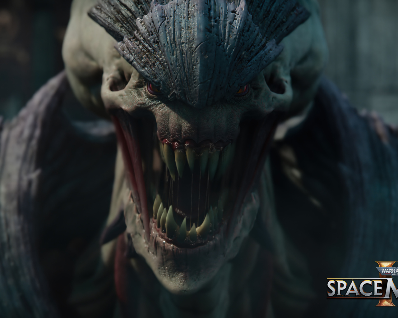 Монстр из компьютерной игры Warhammer 40,000: Space Marine 2