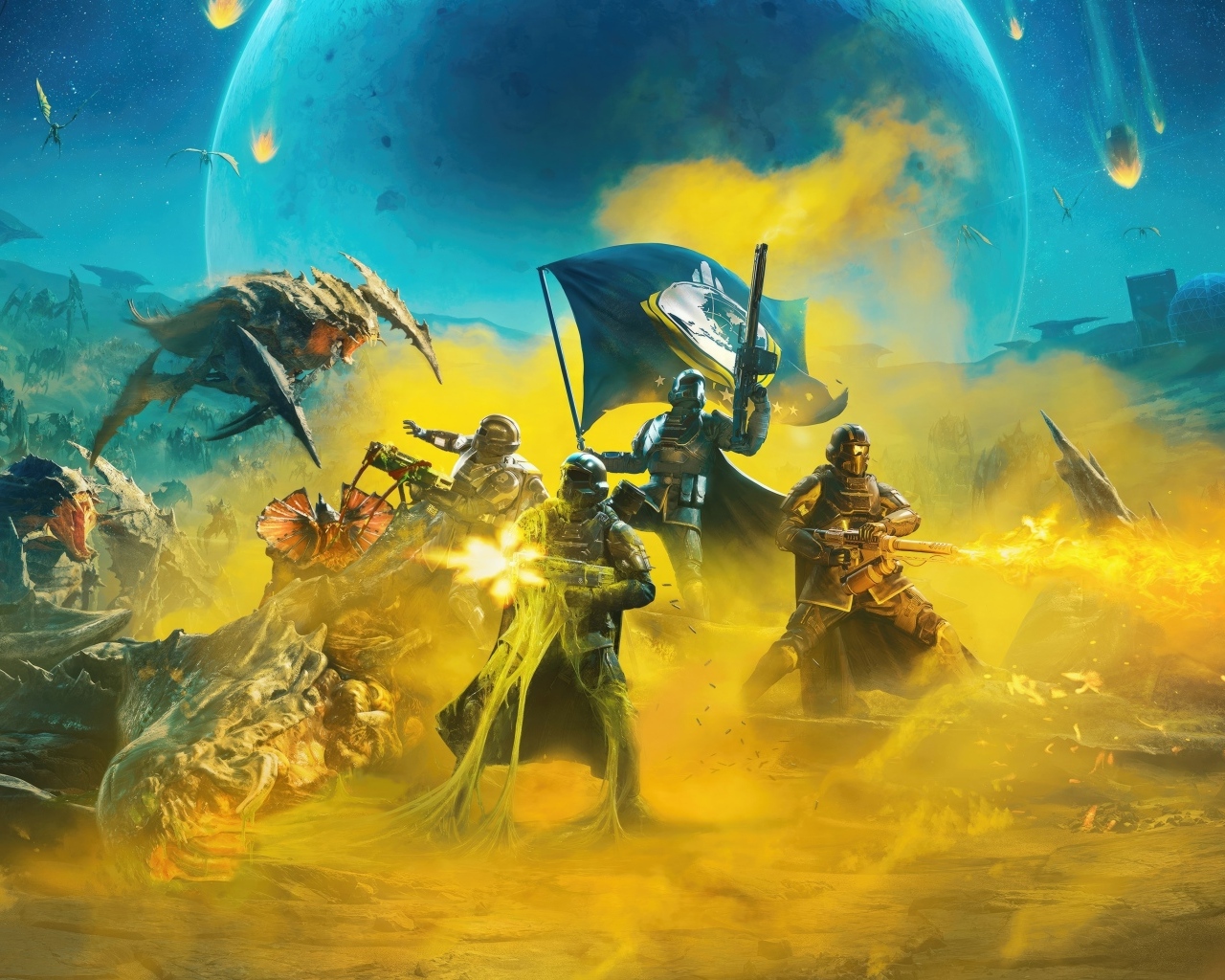 Новая компьютерная игра Helldivers 2