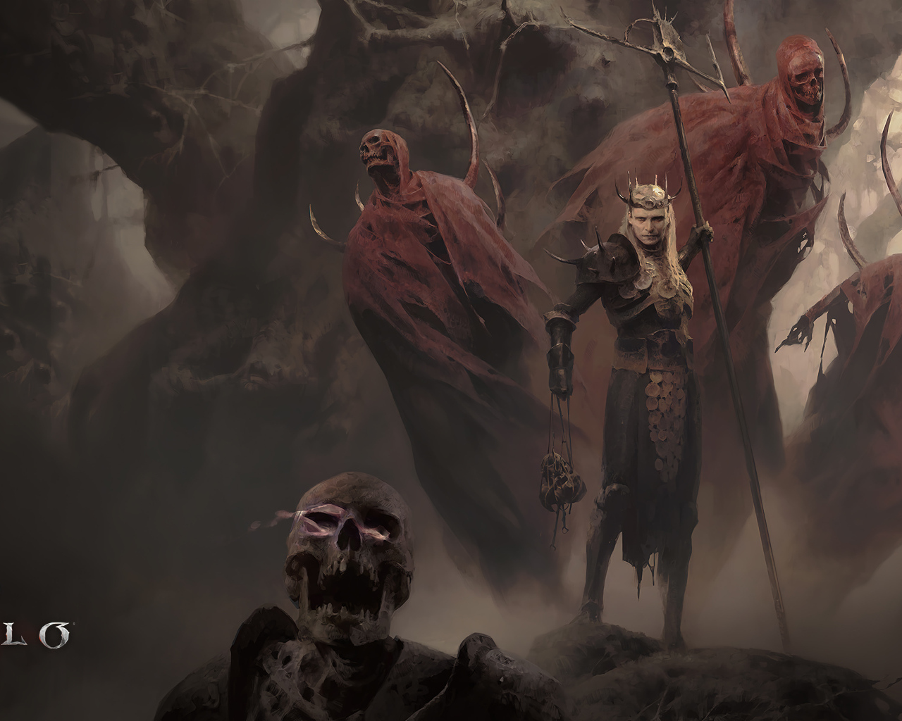 Постер новой компьютерной игры Diablo IV