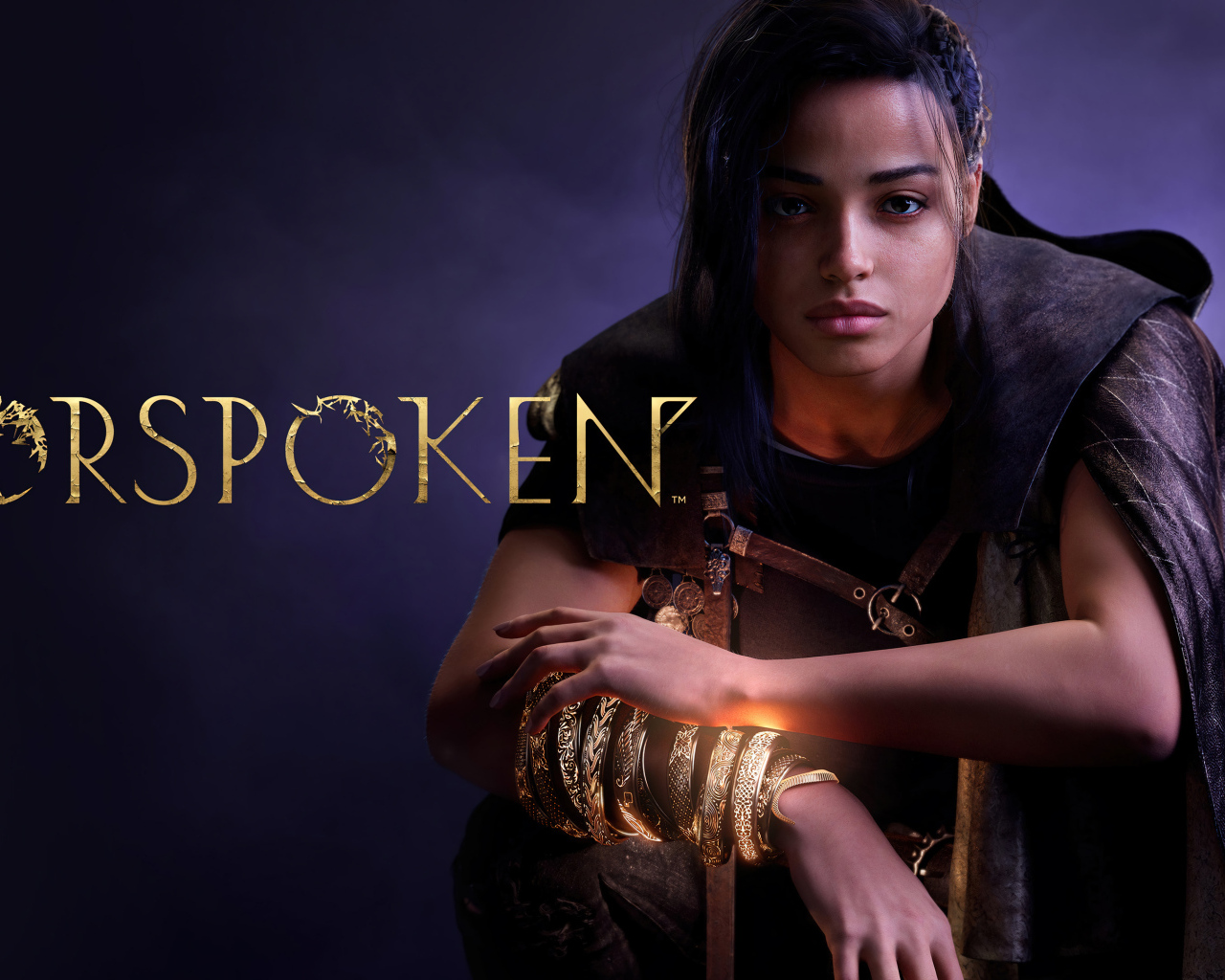 Постер новой компьютерной игры Forspoken, 2023