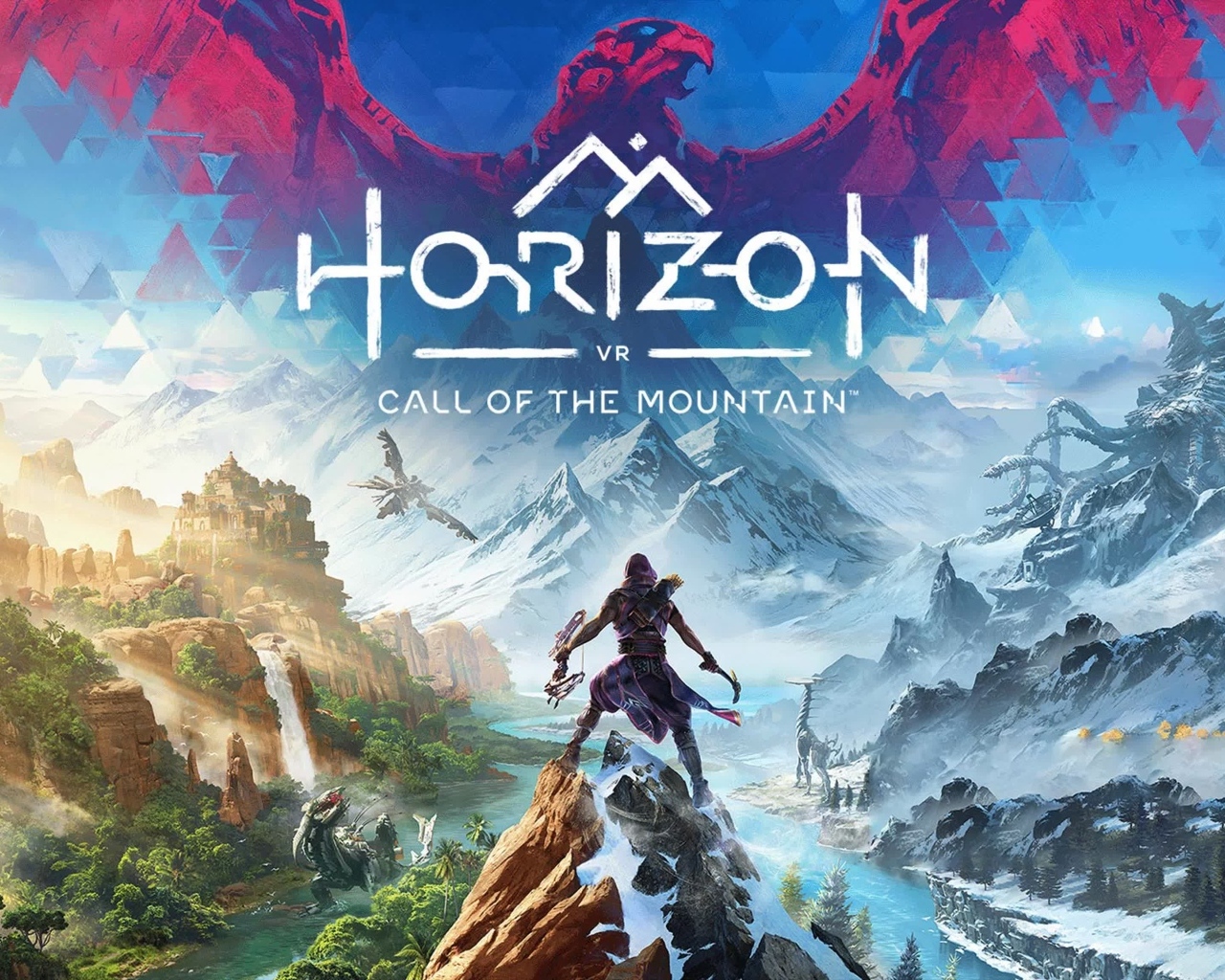 Постер новой компьютерной игры Horizon Call of the Mountain