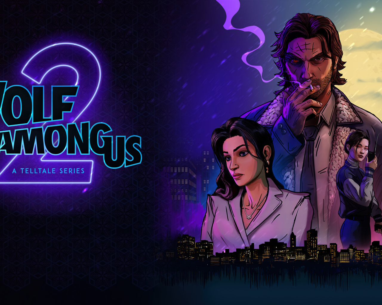 Постер новой компьютерной игры The Wolf Among Us 2