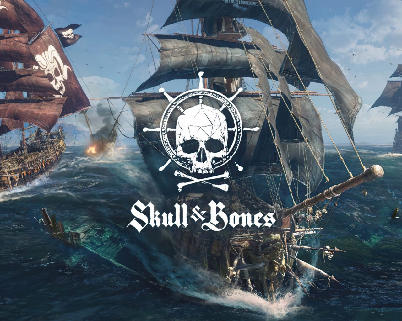 Корабли из компьютерной игры Skull & Bones