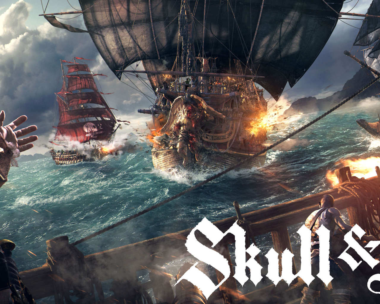 Баннер компьютерной игры Skull & Bones