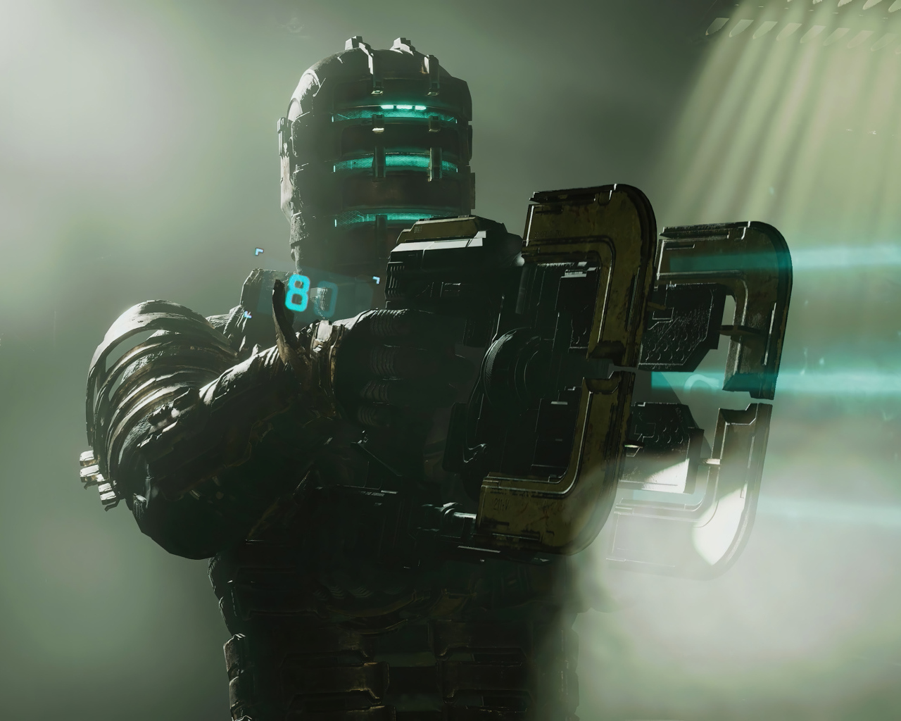 Солдат из компьютерной игры Dead Space Remake