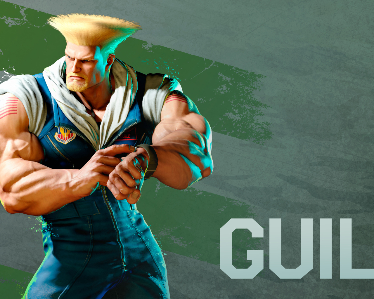 Сильный персонаж компьютерной игры Street Fighter 6