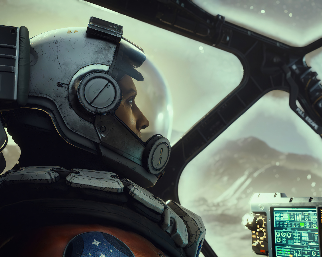 Персонаж компьютерной игры Starfield