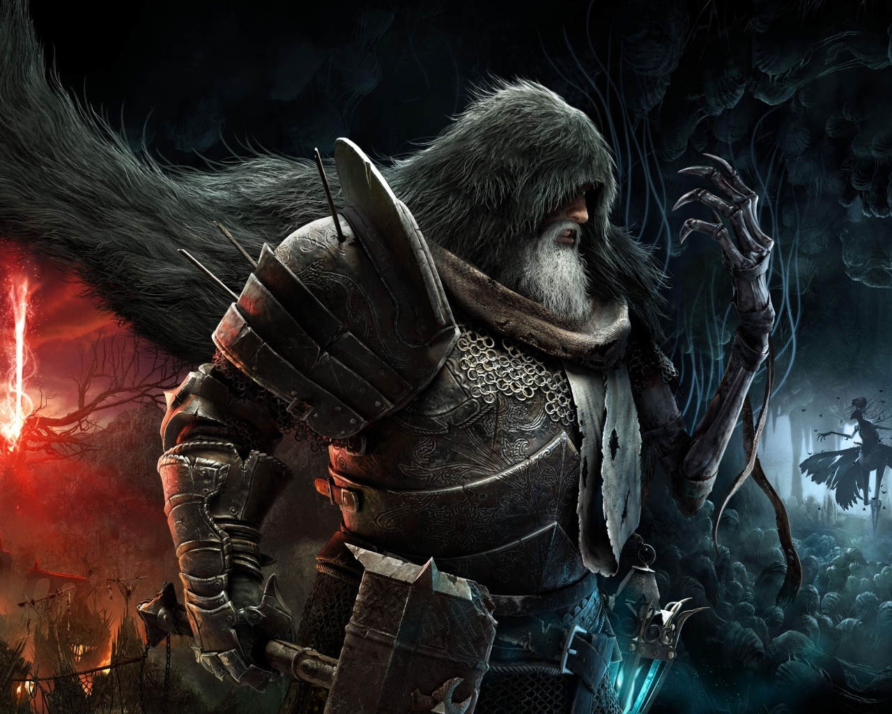 Воин из компьютерной игры The Lords of the Fallen