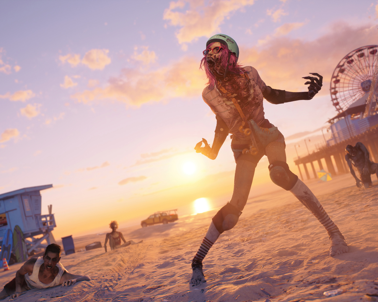 Девушка зомби компьютерная игра Dead Island 2