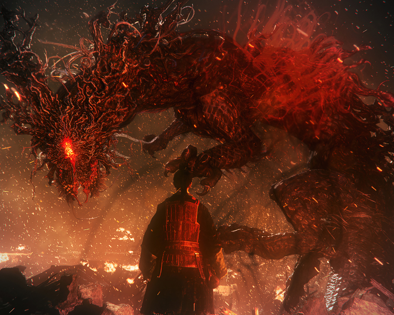 Нападение монстра компьютерная игра Wo Long: Fallen Dynasty