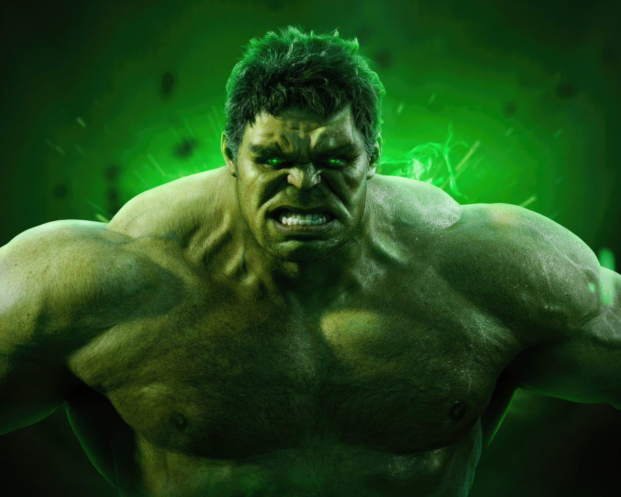 Большой зеленый злой Халк