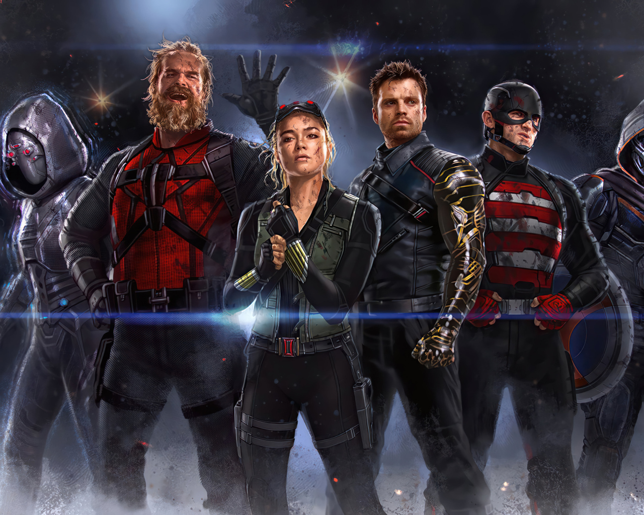 Персонажи нового фильма Громовержцы