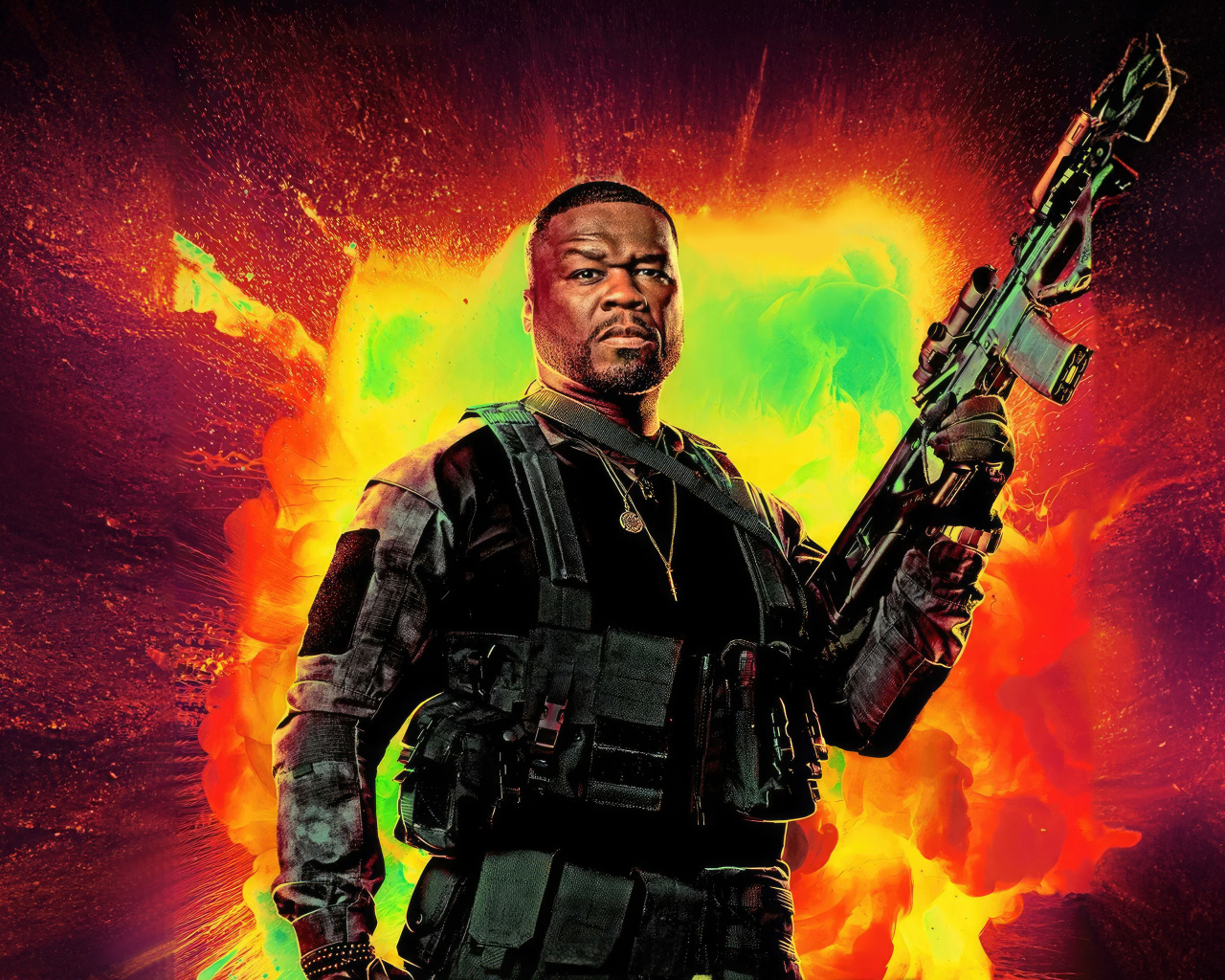 Персонаж Изи Дэй актер 50 Cent в фильме Неудержимые 4, 2023