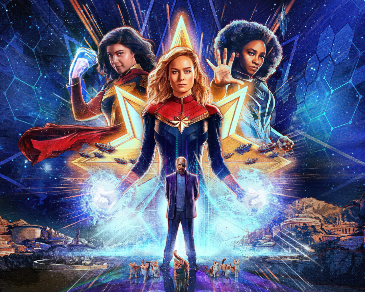 Постер фантастического фильма Марвелы