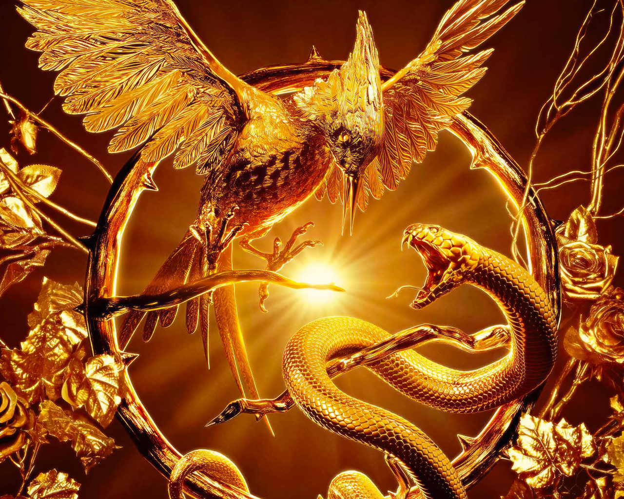 Постер фильма Голодные игры: Баллада о змеях и певчих птицах, 2023